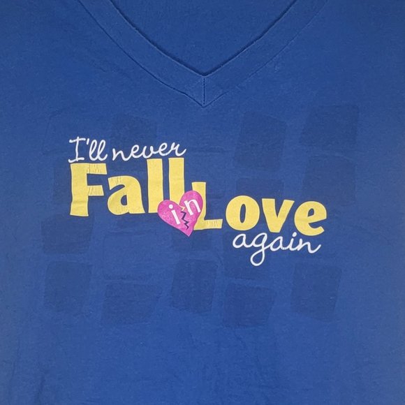 Promises, Promises The Musical Womens V-neck Tee- Large - Picture 2 of 3